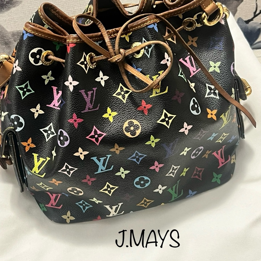 Multicolor Designer Bucket Bag
